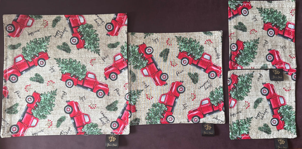 Vintage truck v2 Christmas edc Hank