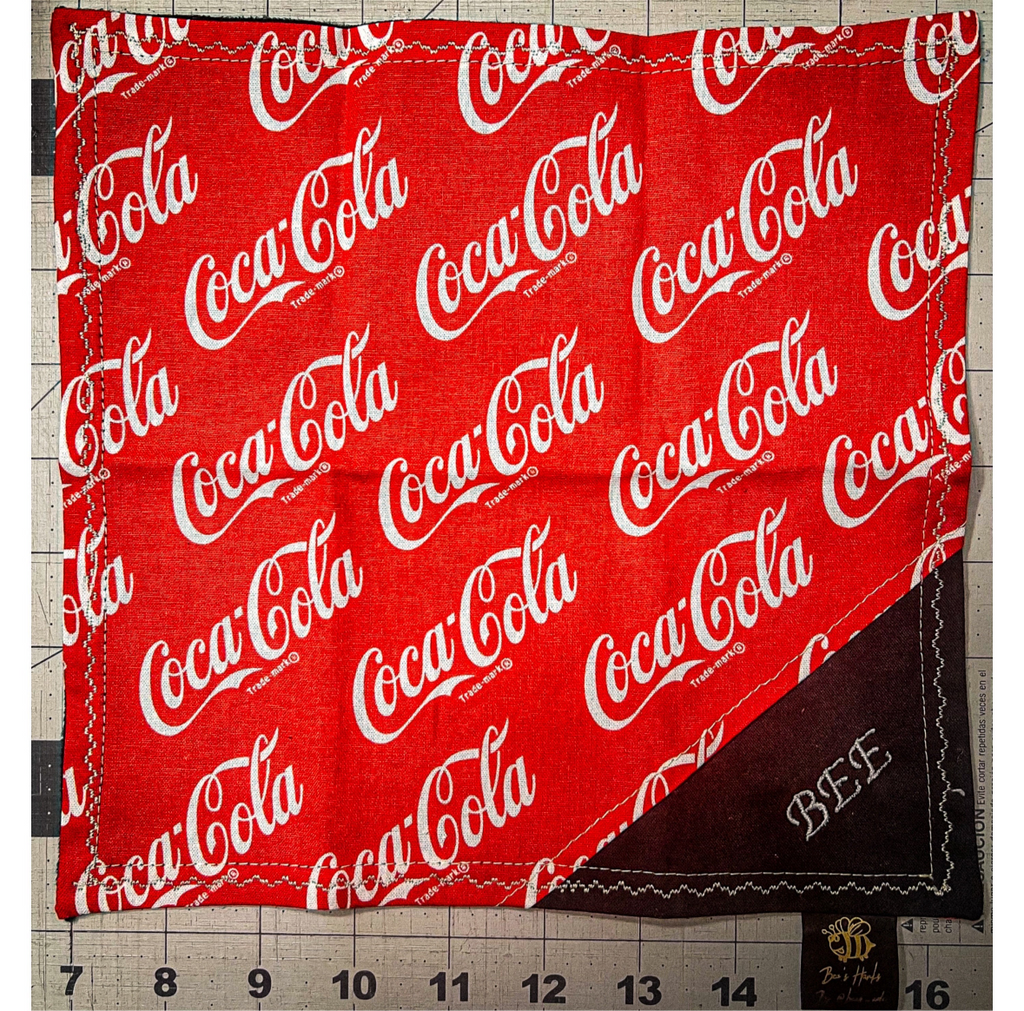 Soda pop cotton/microfiber edc hank (please read directions for embroidery options)