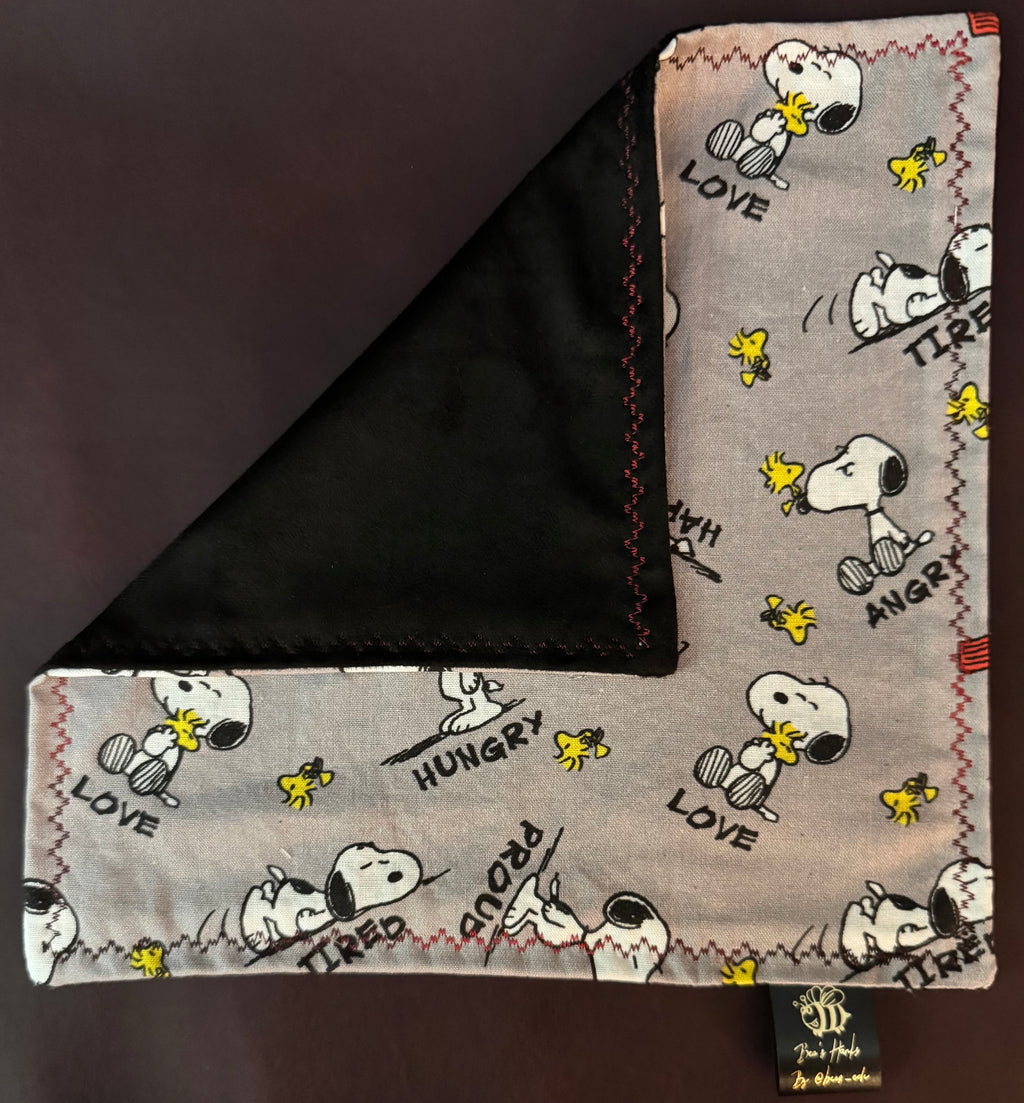 Sn00py emotions  edc hank with microsuede backing.