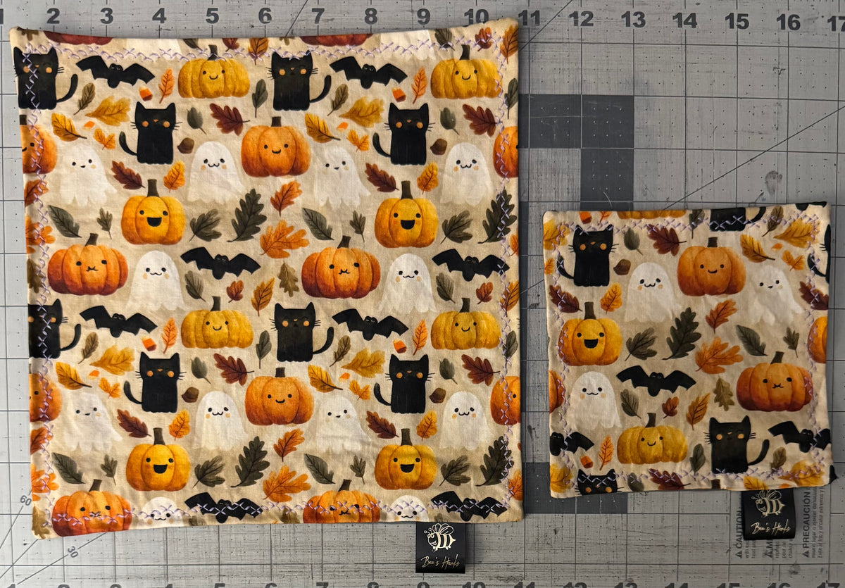 Happy 😃 Halloween 👻 edc hank with microsuede backing and glow thread