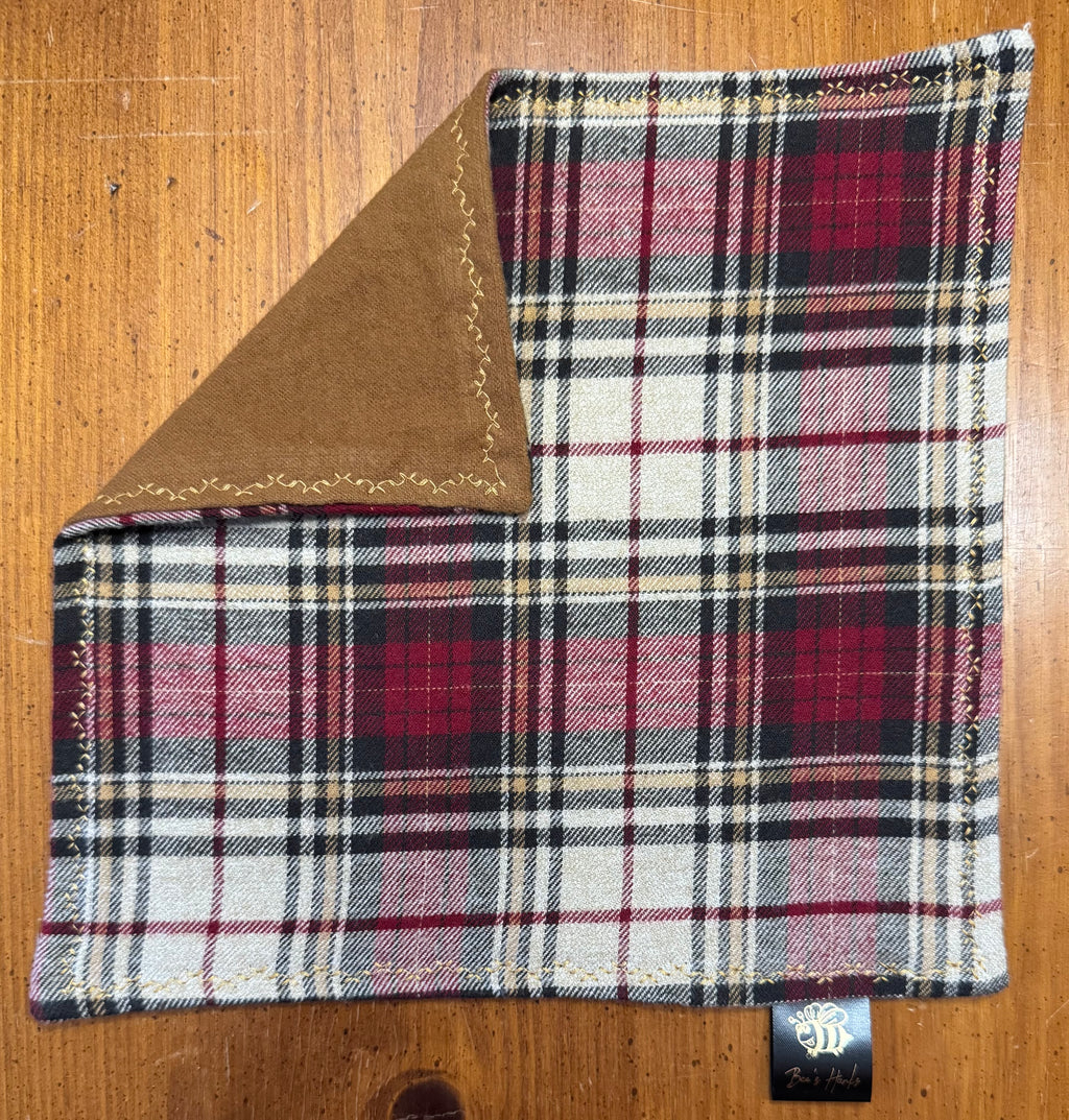 Assorted upcycled cotton flannel edc hank (Refer to the dropdown for availability)