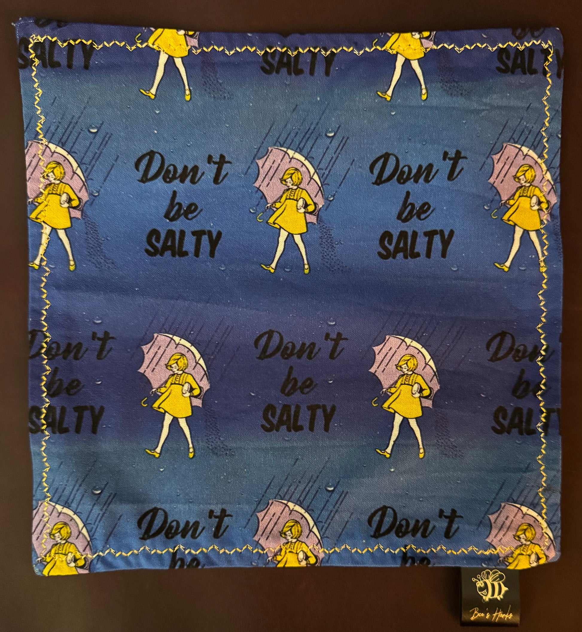 Don’t be salty v1 cotton/microsuede edc Hank