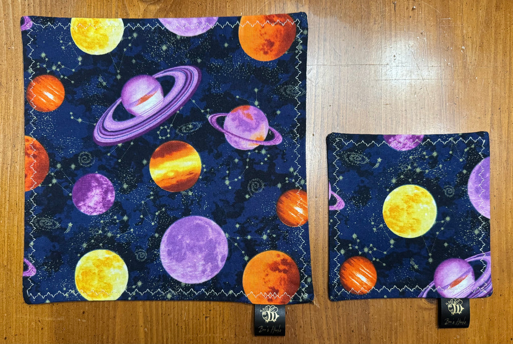 Solar system cotton/microfiber edc hank