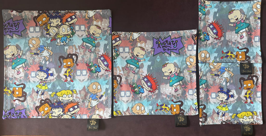 Rugrat$ cotton edc hank with microsuede backing