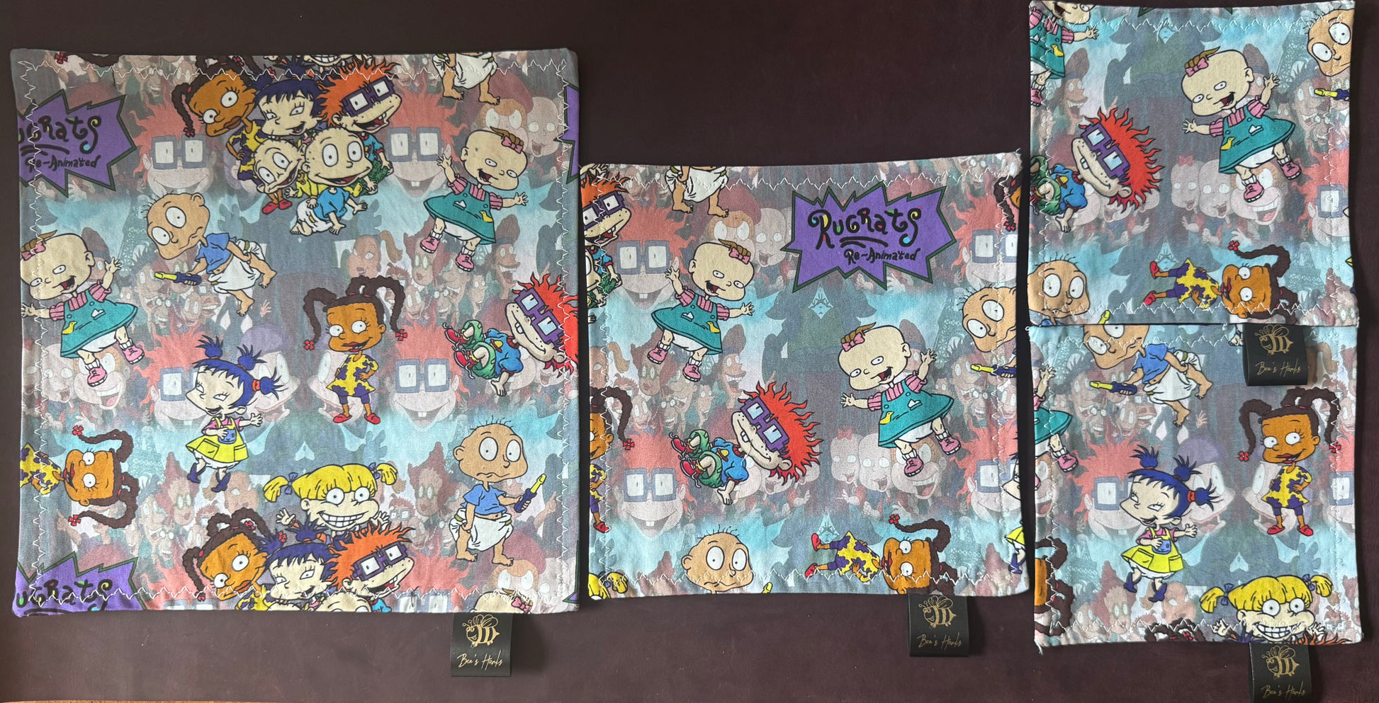 Rugrat$ cotton edc hank with microsuede backing