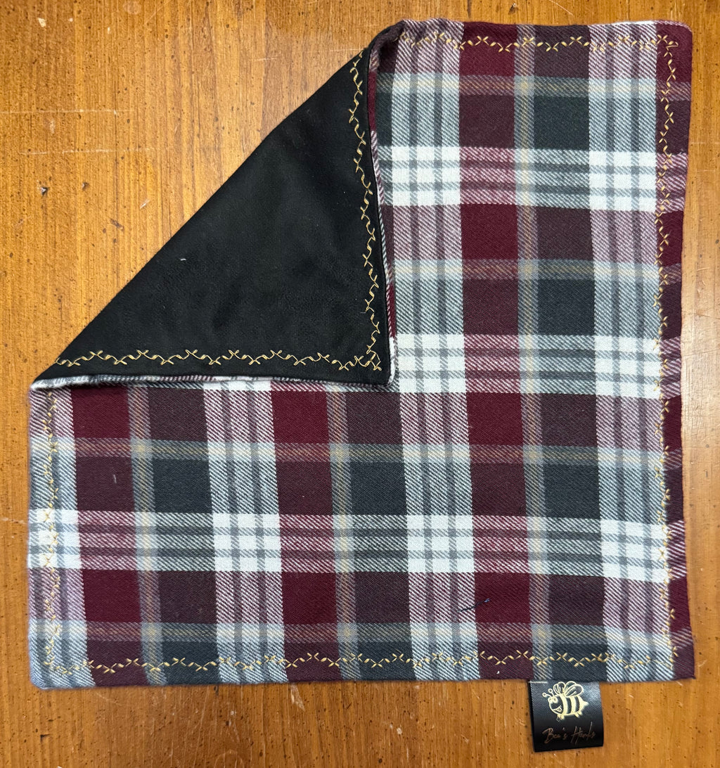 Assorted upcycled cotton flannel edc hank (Refer to the dropdown for availability)