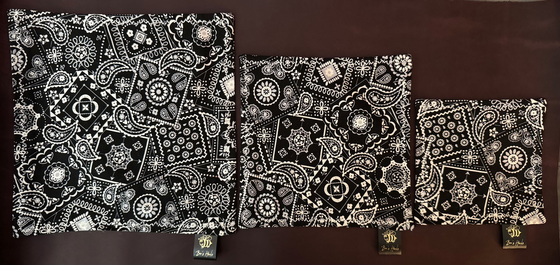 Black paisley edc hank