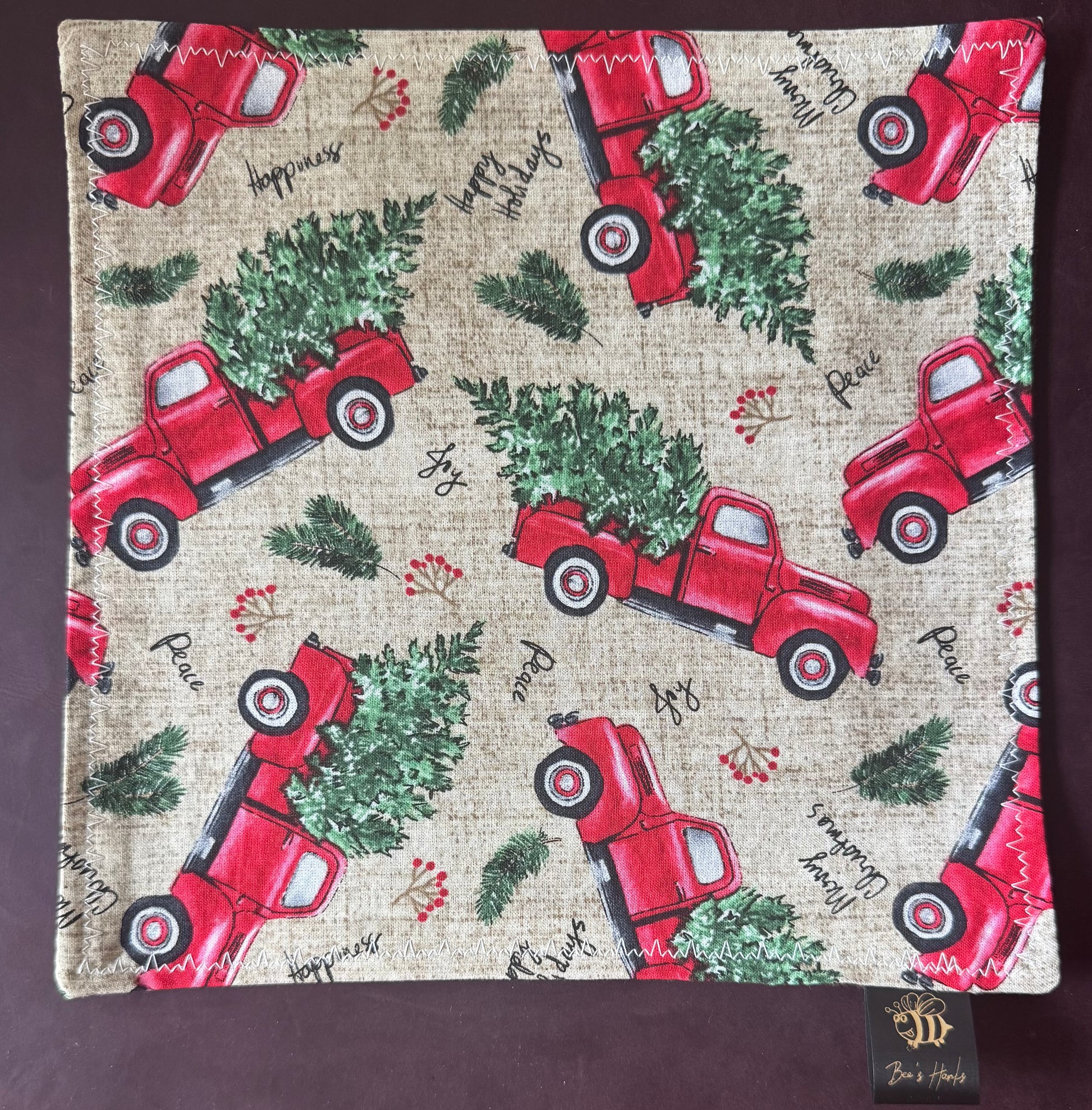 Vintage truck v2 Christmas edc Hank