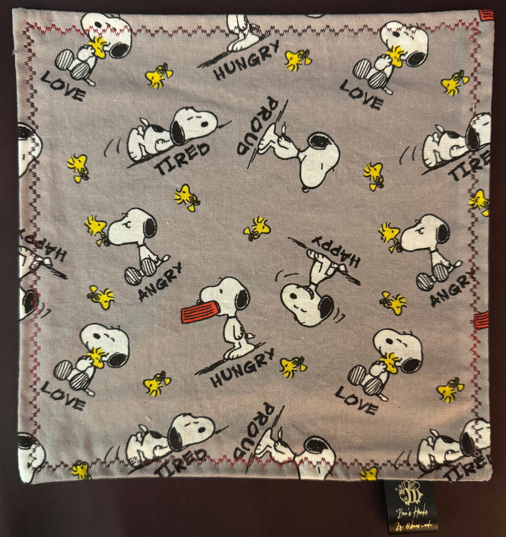 Sn00py emotions  edc hank with microsuede backing.