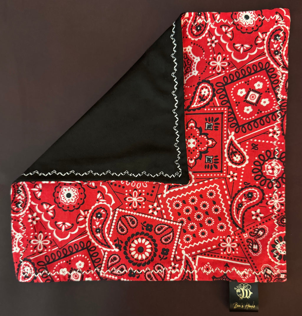 Red paisley edc hank