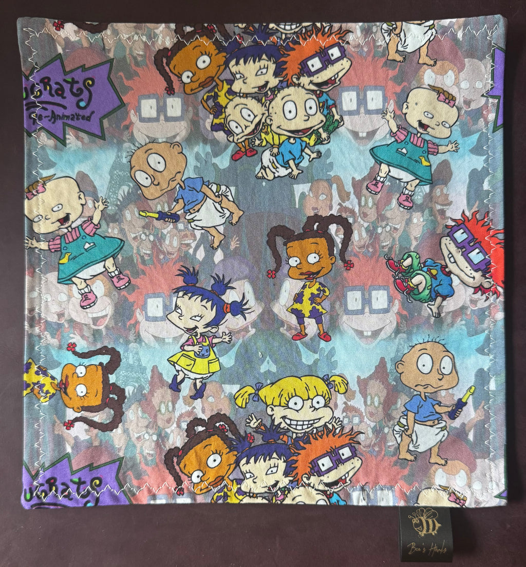 Rugrat$ cotton edc hank with microsuede backing