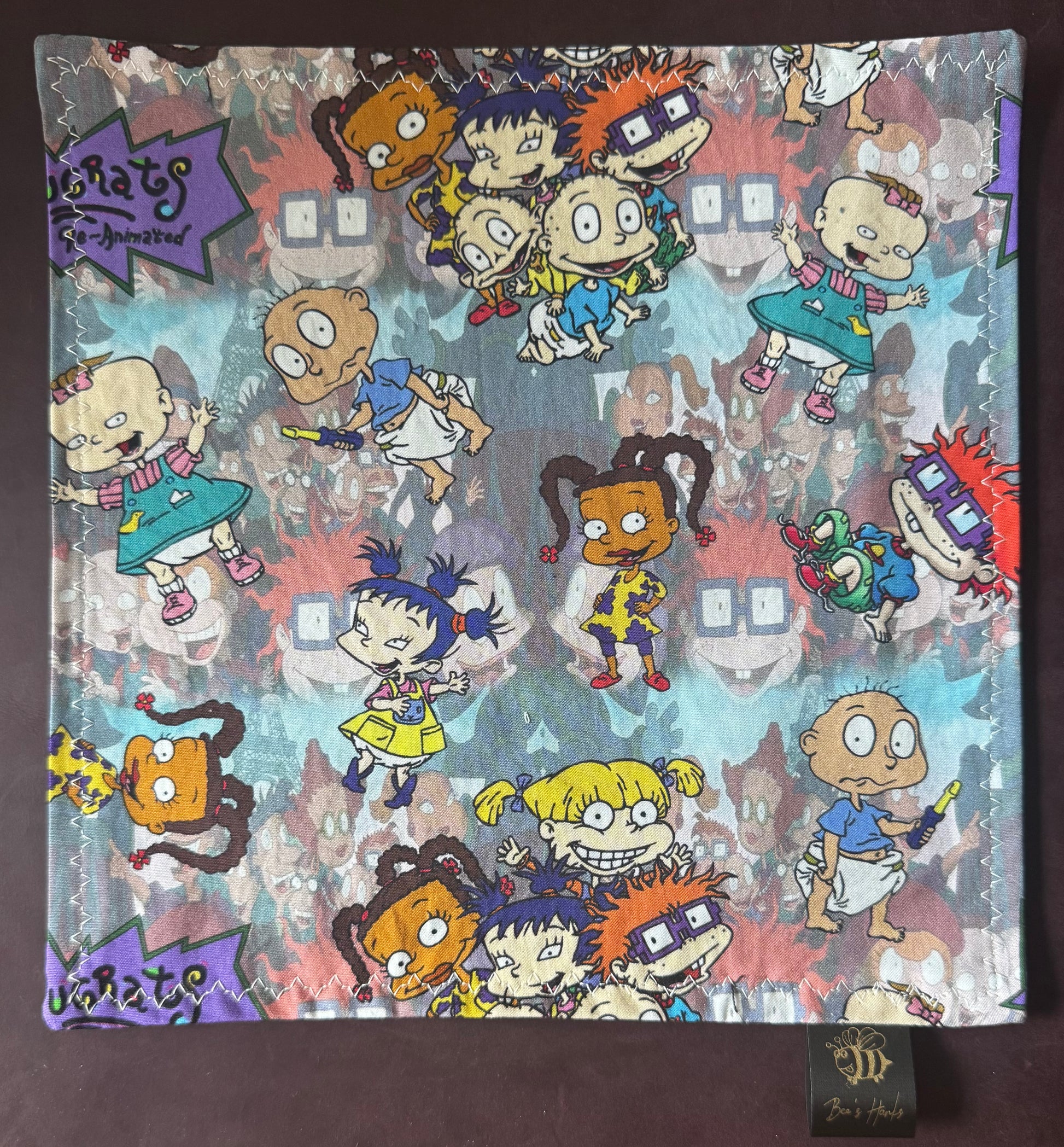 Rugrat$ cotton edc hank with microsuede backing