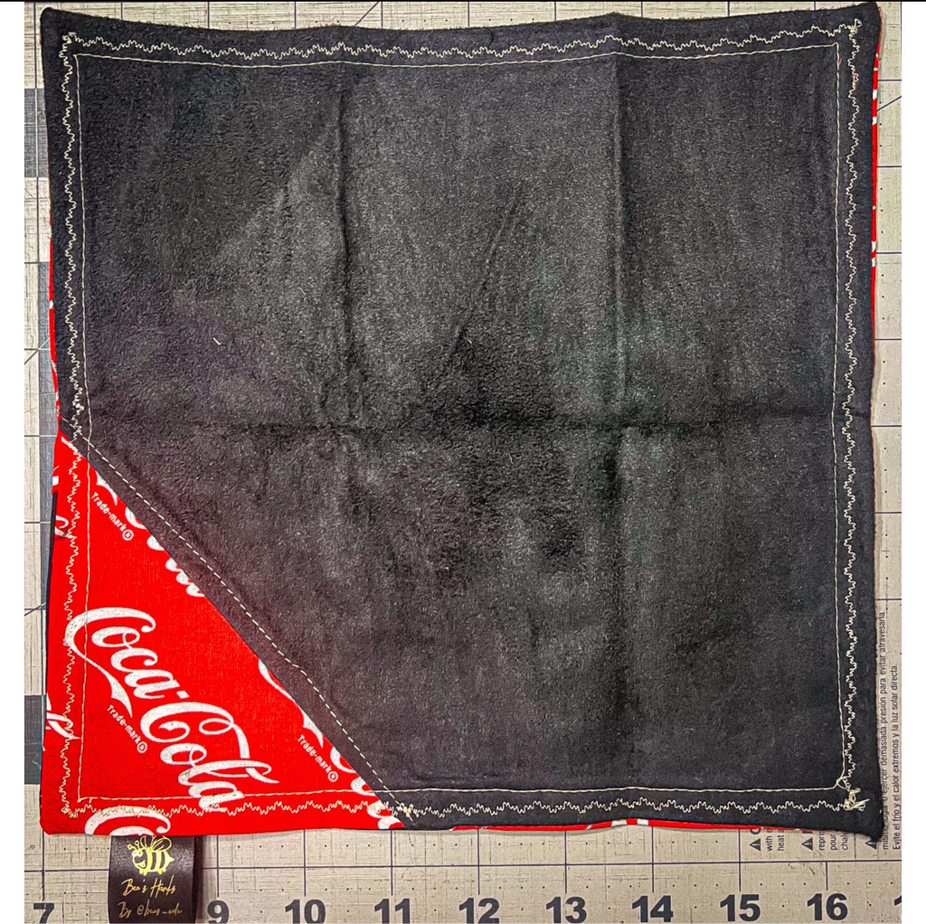 Soda pop cotton/microfiber edc hank (please read directions for embroidery options)