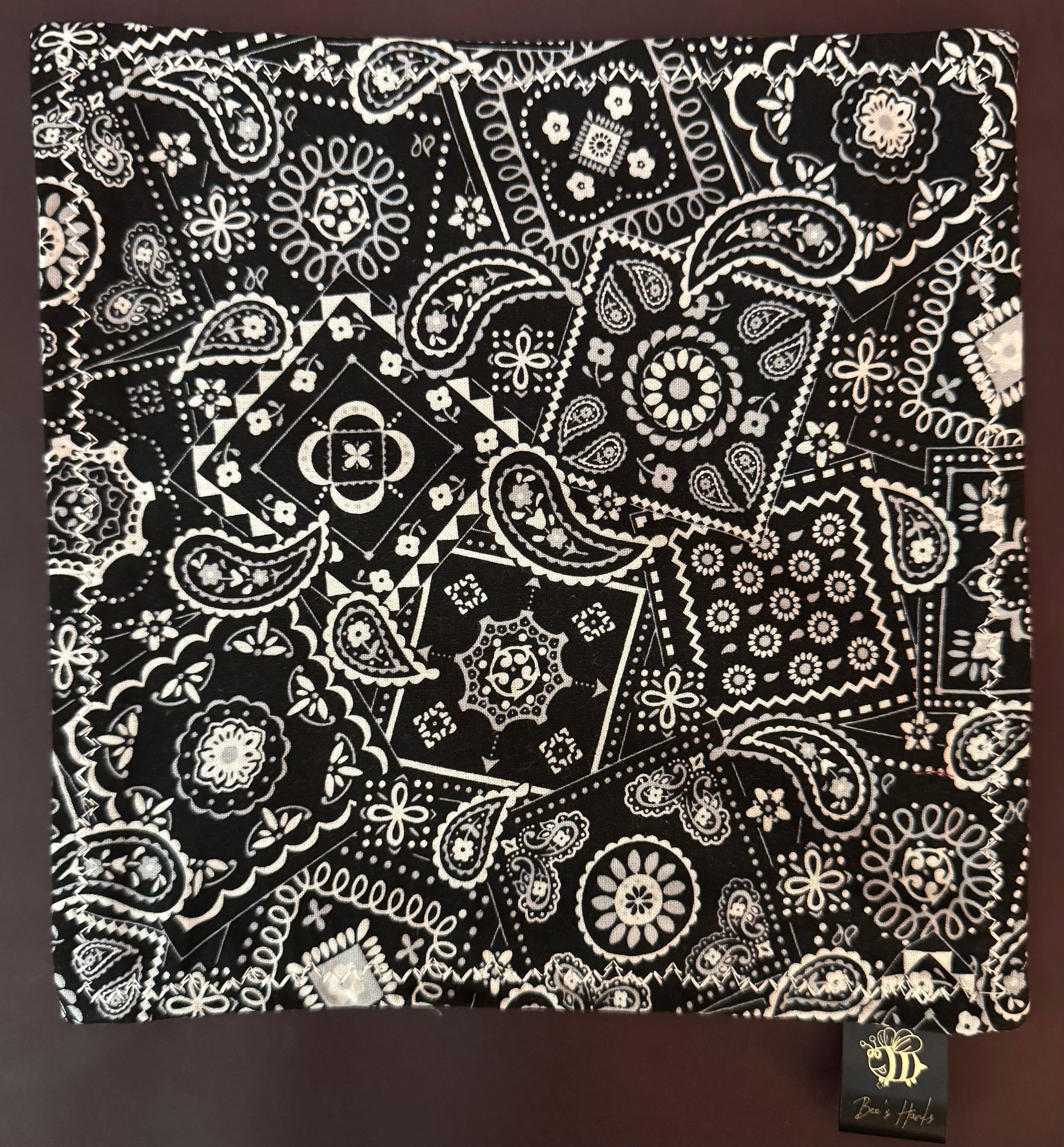 Black paisley edc hank