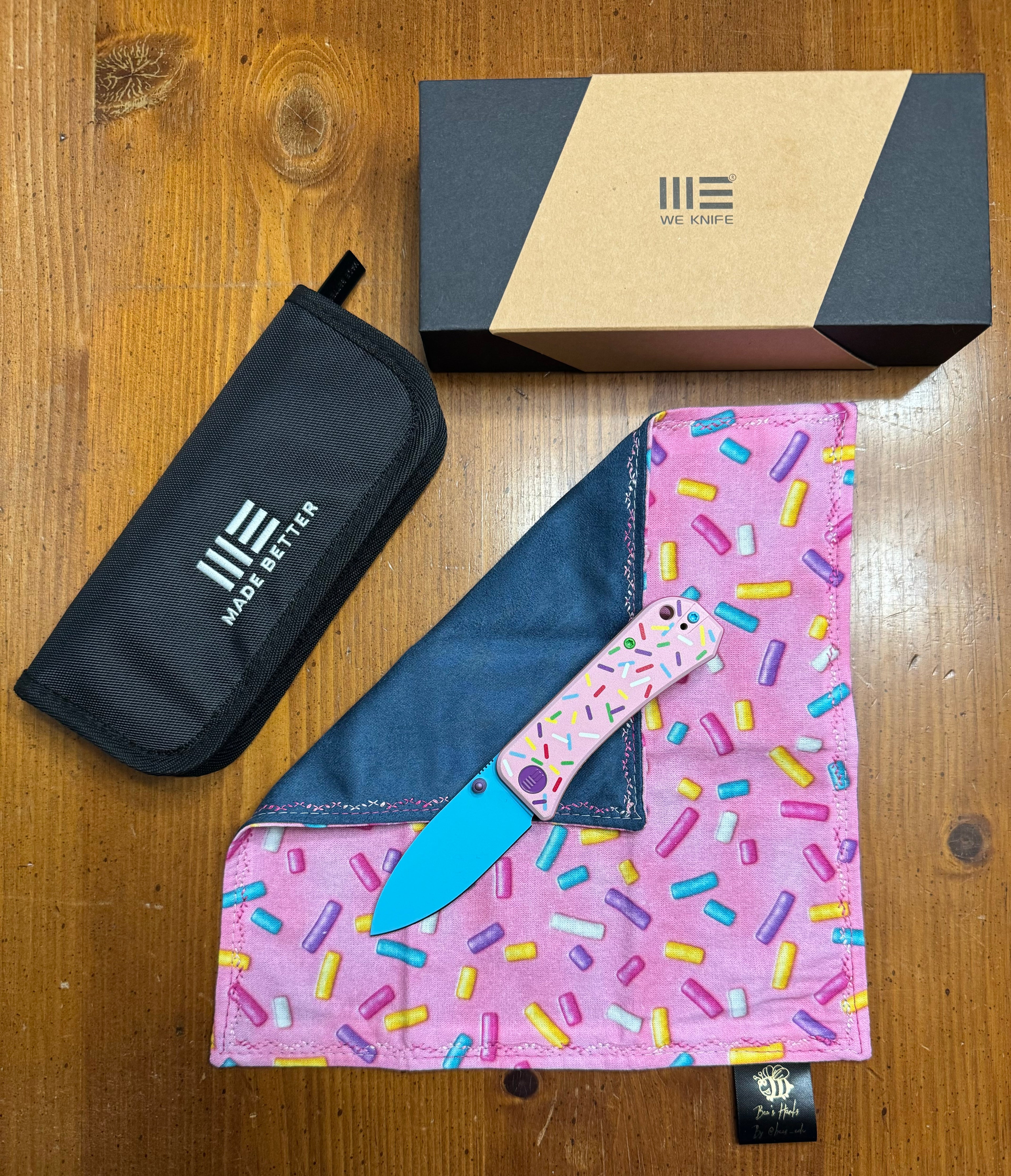 WE banter Dessert sprinkle edc bundle (Banter is pre owned but like new)