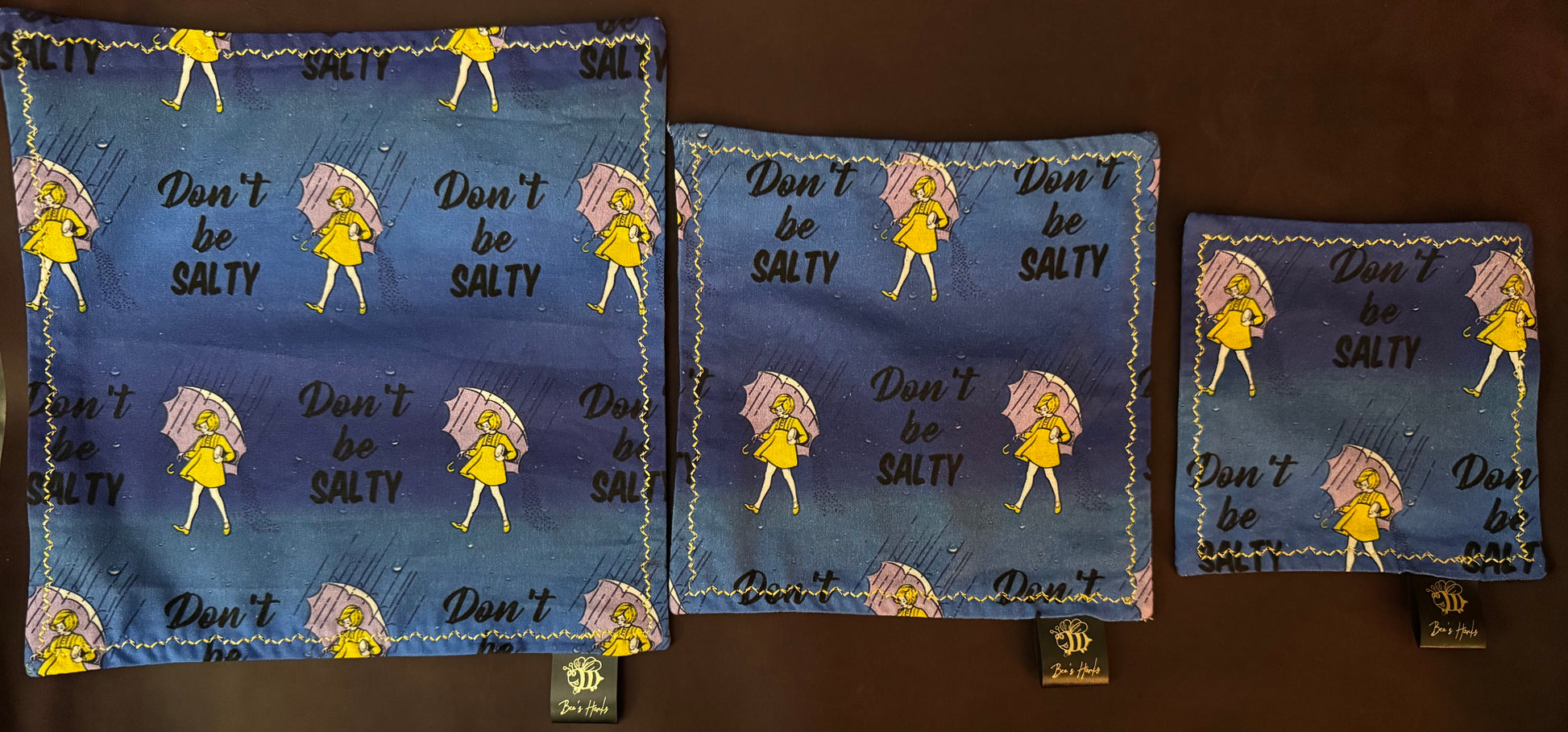 Don’t be salty v1 cotton/microsuede edc Hank