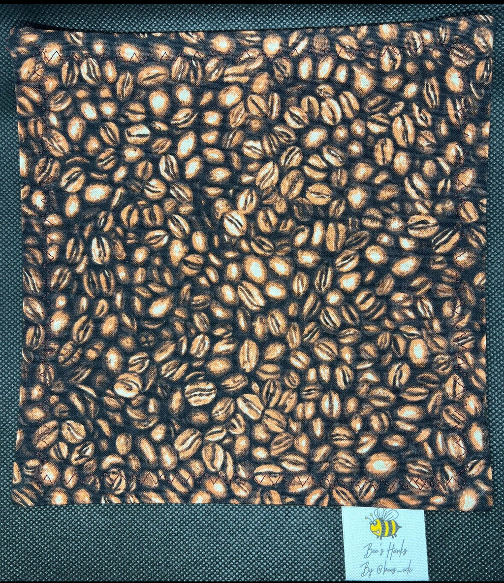 Roasted coffee bean cotton/microsuede edc Hank