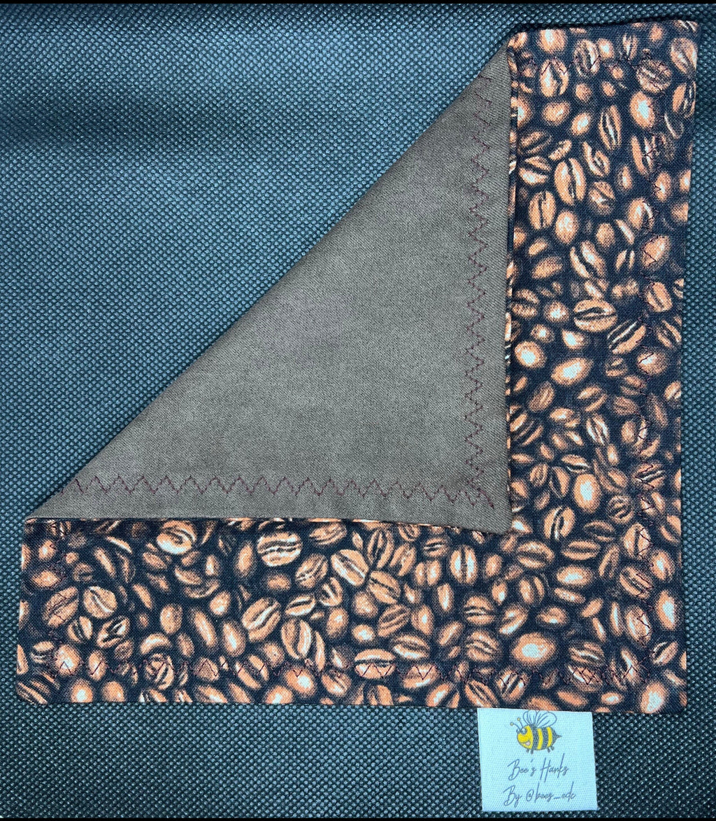 Roasted coffee bean cotton/microsuede edc Hank