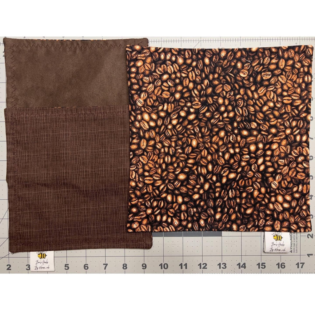 Roasted coffee bean cotton/microsuede edc Hank
